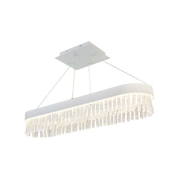 4698-8P, подвесная люстра, L800xW200xH1000/1200, LEDx40W, 2000LM, 4000K, included