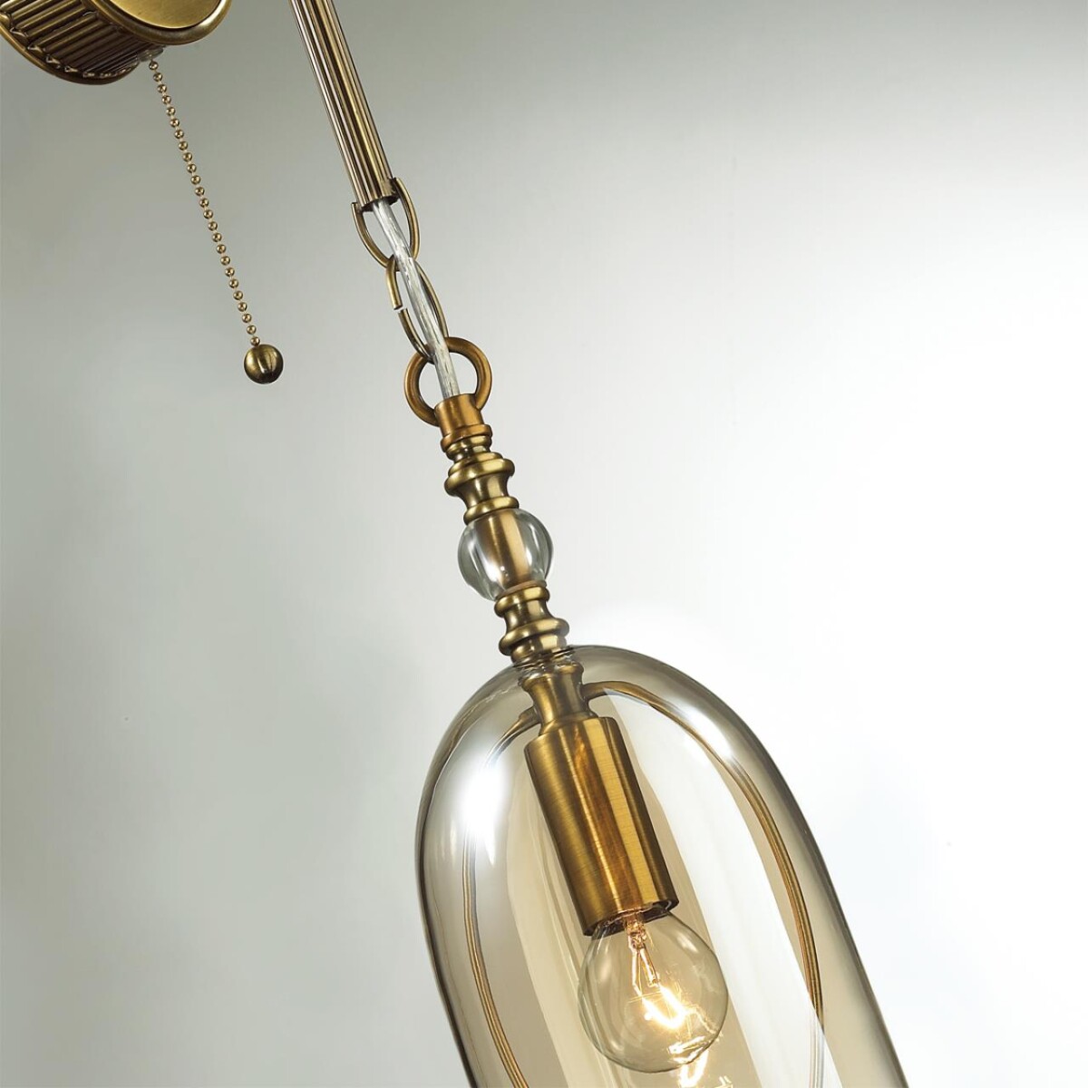 4892/1W NEO ODL_EX22 147 бронзовы/коньячный/стекло Бра с выкл. E14 1*40W BELL — изображение 5