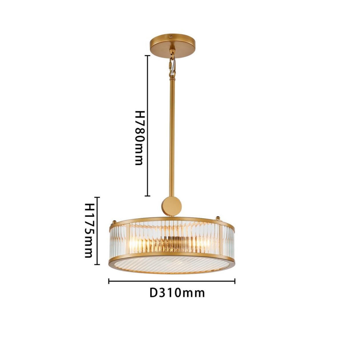 3099-3P, подвесная люстра, D310xH440/1060, 3xE14x40W, excluded — изображение 3