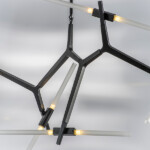 742107 Люстра STRUTTURA 10х6W (led) G9 ЧЕРНЫЙ МАТОВЫЙ — изображение 8