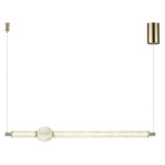 5008/28L L-VISION ODL24 571 золотой/металл/акрил Подвес LED 28W 4000K 2340лм CRYSTAL — изображение 2