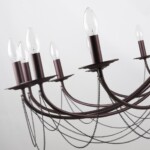 2590-18P, подвесная люстра, D1400xH700/2700, 18xE14x40W, excluded — изображение 7