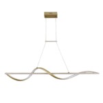 4181-2P, подвесная люстра, L1000xW180xH220/1000, LEDx34W + LEDx41W, 3938LM, 3000-6000K, included, remote control — изображение 2