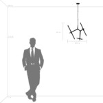 742063 Люстра STRUTTURA 6х6W (led) G9 ЗОЛОТО МАТОВЫЙ — изображение 2