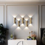 4292/10WL HIGHTECH ODL22 437 золотистый/металл Настенный светильник IP20 LED 10W 536Лм 3000K ANIKA