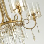 4886/5 HALL ODL_EX23 153 бронзовый/янтарн./металл/стекло Люстра E14 5*40W NICOLE — изображение 5