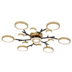 4686-13C, потолочный светильник, D880xH80, LEDx140W/70W/70W, 7540/3840/3750LM, 4000/6500/3500K, included, remote control — изображение 7