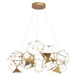 5086/56L L-VISION ODL25 291 античная бронза/металл Люстра LED 56W 4000K 3360Лм TRELLIS