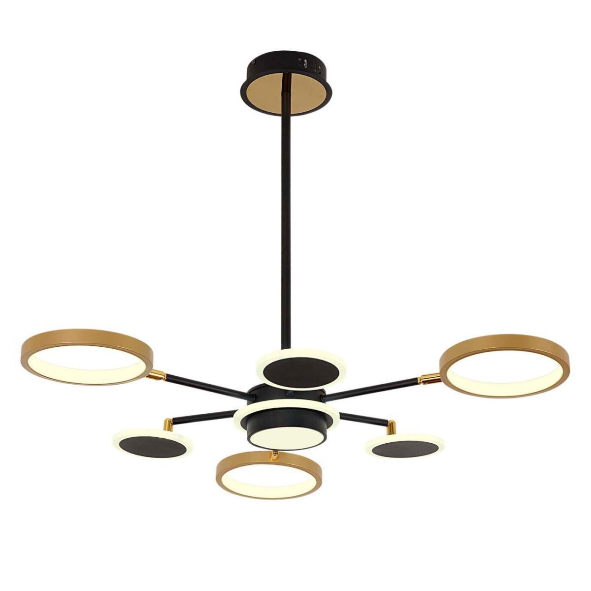 4687-7P, подвесная люстра, D840xH610, LEDx90W/45W/45W, 5980/3060/2940LM, 4000/6500/3500K, included, remote control — изображение 1