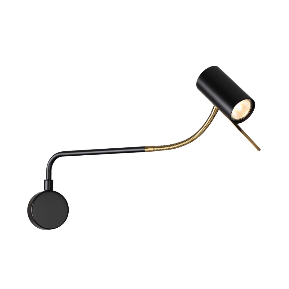 4382/1W HIGHTECH ODL23 455 черный/античная бронза/металл Настенный св-к выкл. на плафоне IP20 LED GU10 10W GIGI — изображение 2