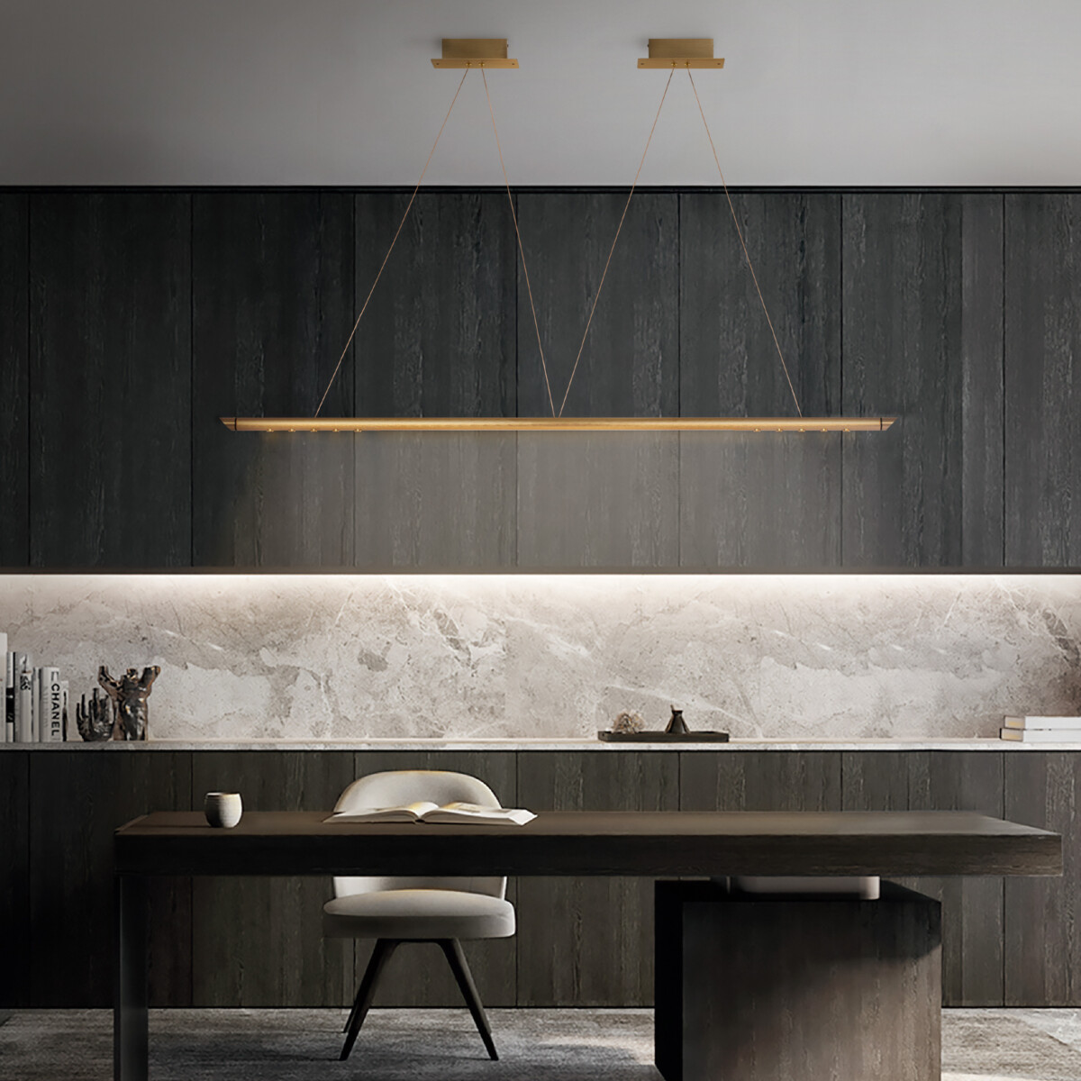 814203 Люстра VIRATA LED 48W 700LM ЗОЛОТО 3000K — изображение 2