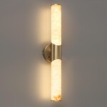 6672/12WL L-VISION ODL24 199 Настенный светильник латунь/металл/алебастр IP20 LED 12W 540Лм 3000K/4000K MARBELLA — изображение 3