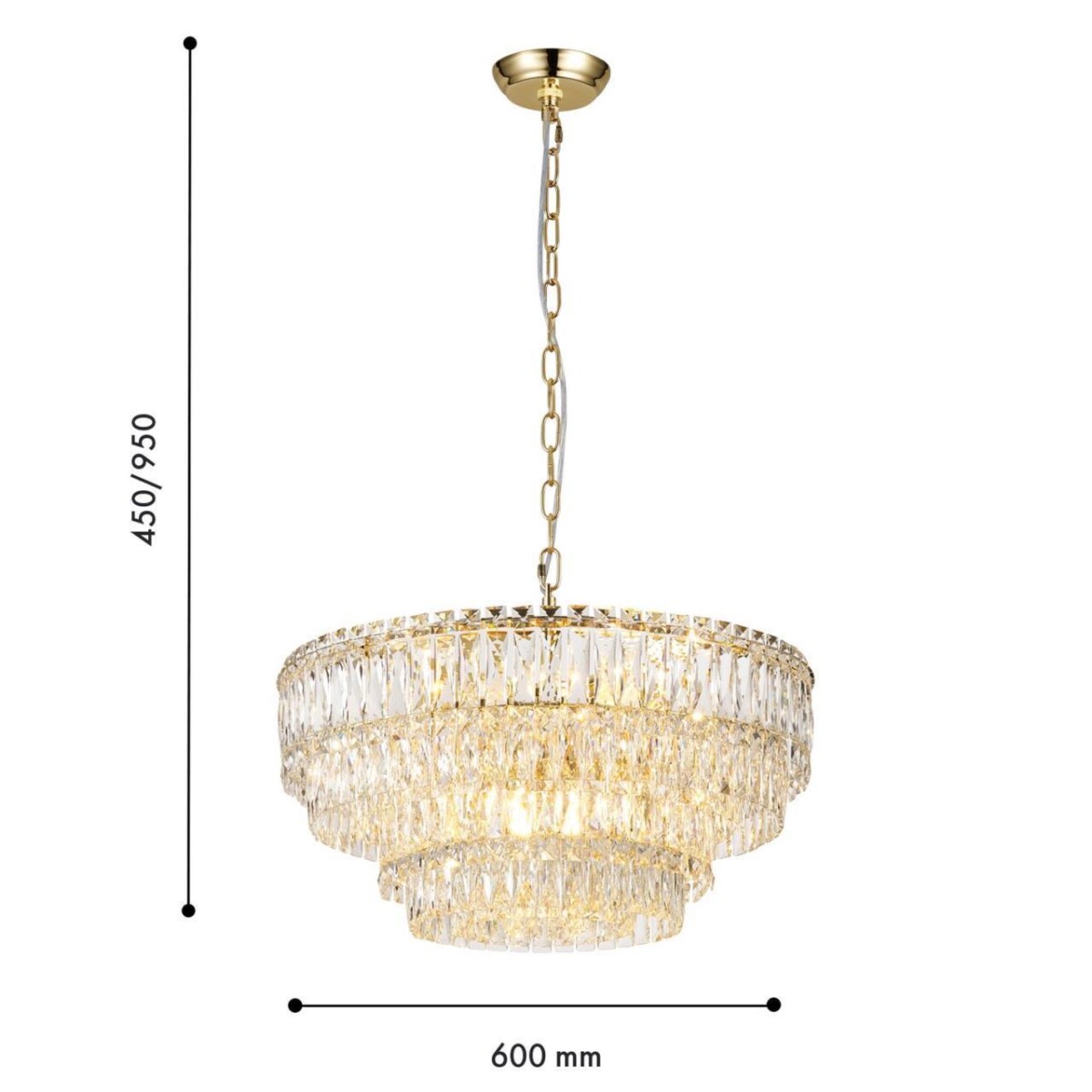 e110b2b60bf03320fe5445c8c9412232 4781-12P, подвесная люстра, D600xH450/950, 12xE14x40W, excluded — изображение 4