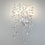 4970/3W HALL ODL24 615 матов.серебристый/алюмин./хрусталь Бра G9 3*40W DELICA — изображение 3