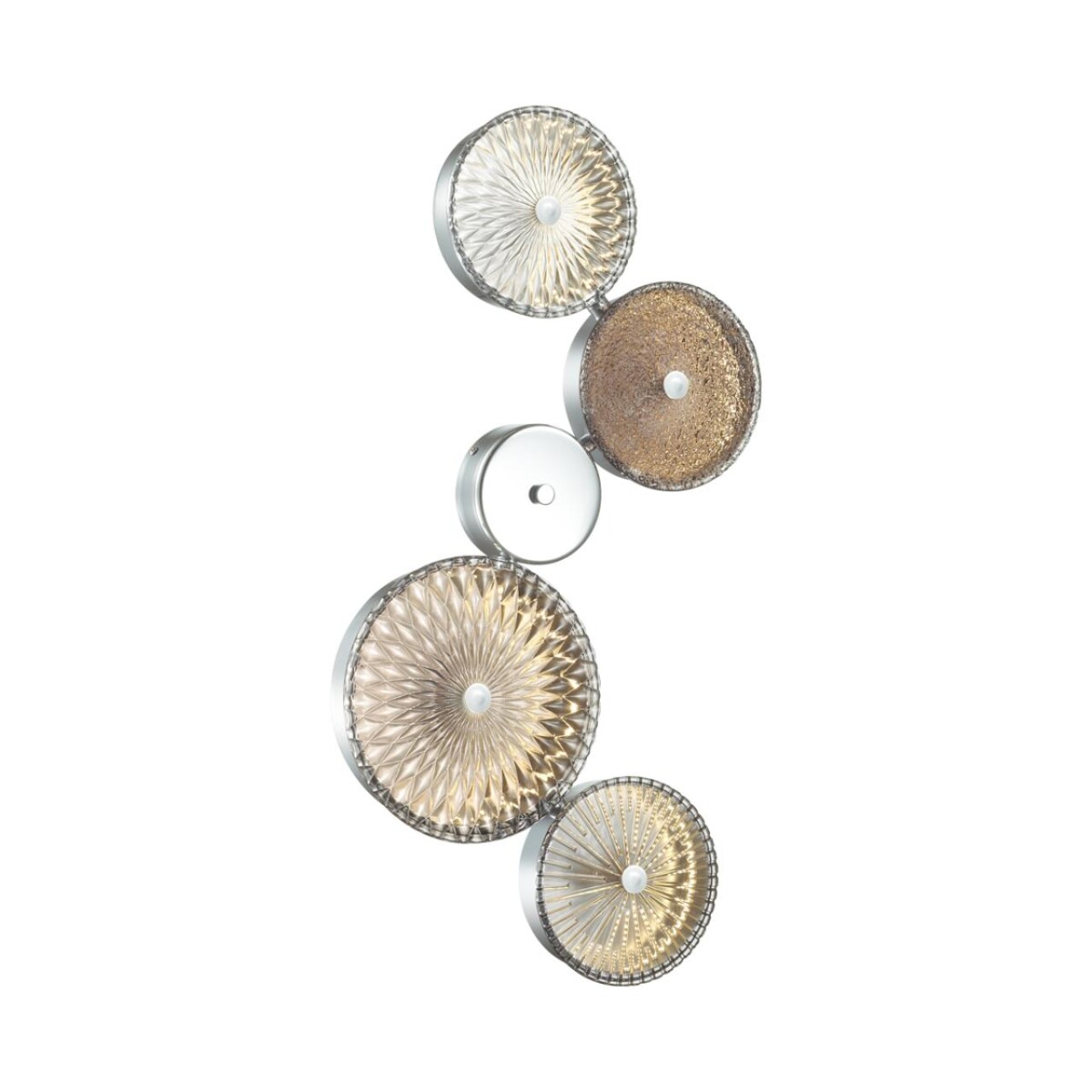 5416/26WL L-VISION ODL_EX23 145 хром/разноцветный металл/стекло Бра LED 26W 4000K CARAMELLA — изображение 3