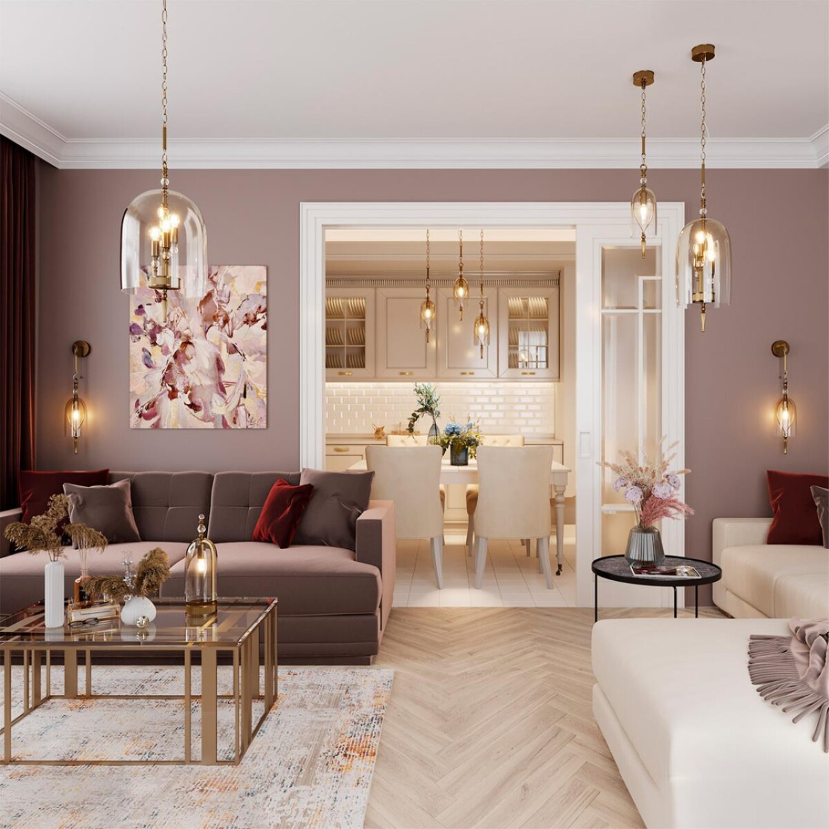 4892/1W NEO ODL_EX22 147 бронзовы/коньячный/стекло Бра с выкл. E14 1*40W BELL — изображение 1