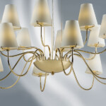 758162 Люстра подв. DIAFANO 16х40W G9 ЗОЛОТО/БЕЛЫЙ — изображение 6