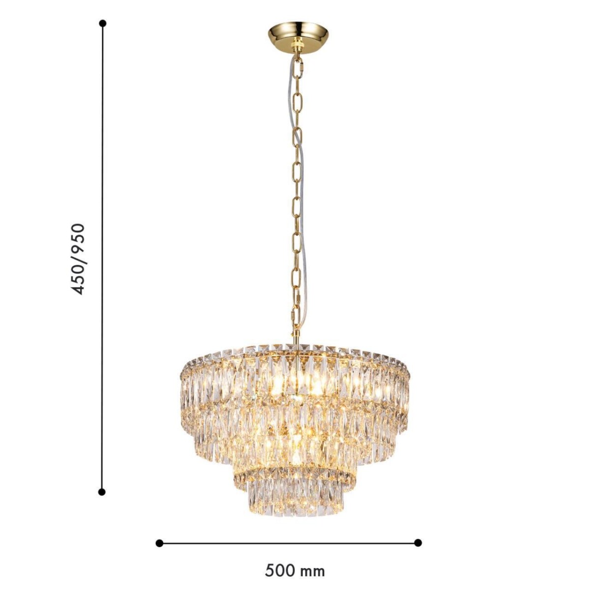 e98985f804f005d6f6290d5b6596b9ad 4781-10P, подвесная люстра, D500xH450/950, 10xE14x40W, excluded — изображение 3