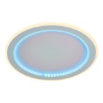 4697-4C, потолочный светильник, D450xH55, LEDx24W, 1200LM, 3000-6000K, included, remote control