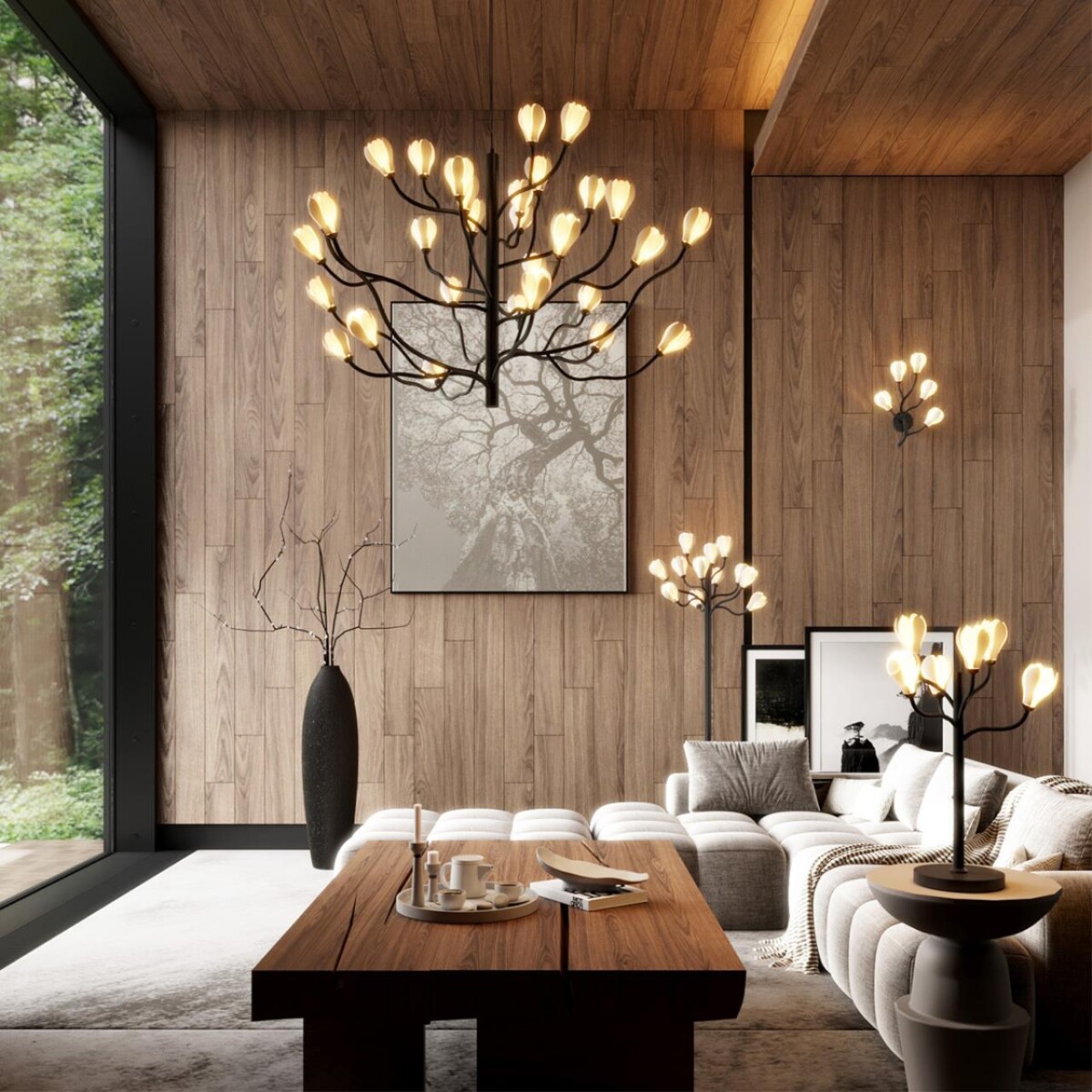 5090/5W MODERN ODL25 553 черный матовый/белый/фарфор Бра G4 LED 5*5W GARDI — изображение 2