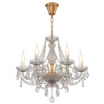 1736-6P, люстра подвесная, D520xH480/1480, 6xE14x40W, excluded