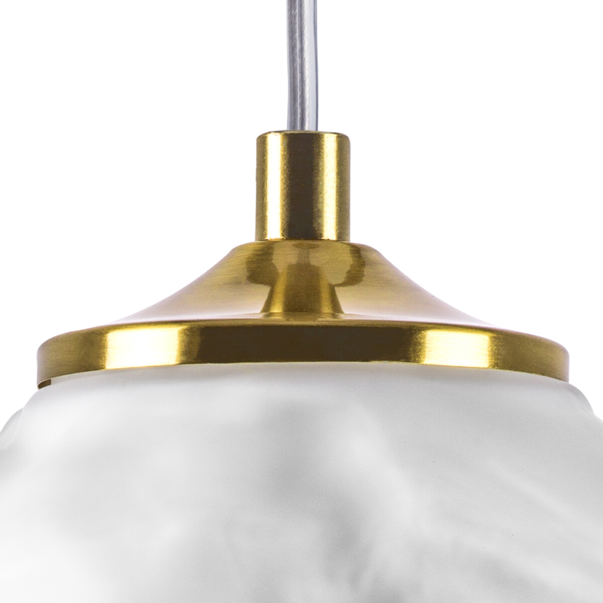 799033 Люстра (Подвес) MERINGE 1х6W (led) G9 ЛАТУНЬ/БЕЛЫЙ — изображение 5