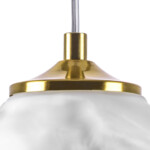 799033 Люстра (Подвес) MERINGE 1х6W (led) G9 ЛАТУНЬ/БЕЛЫЙ — изображение 5