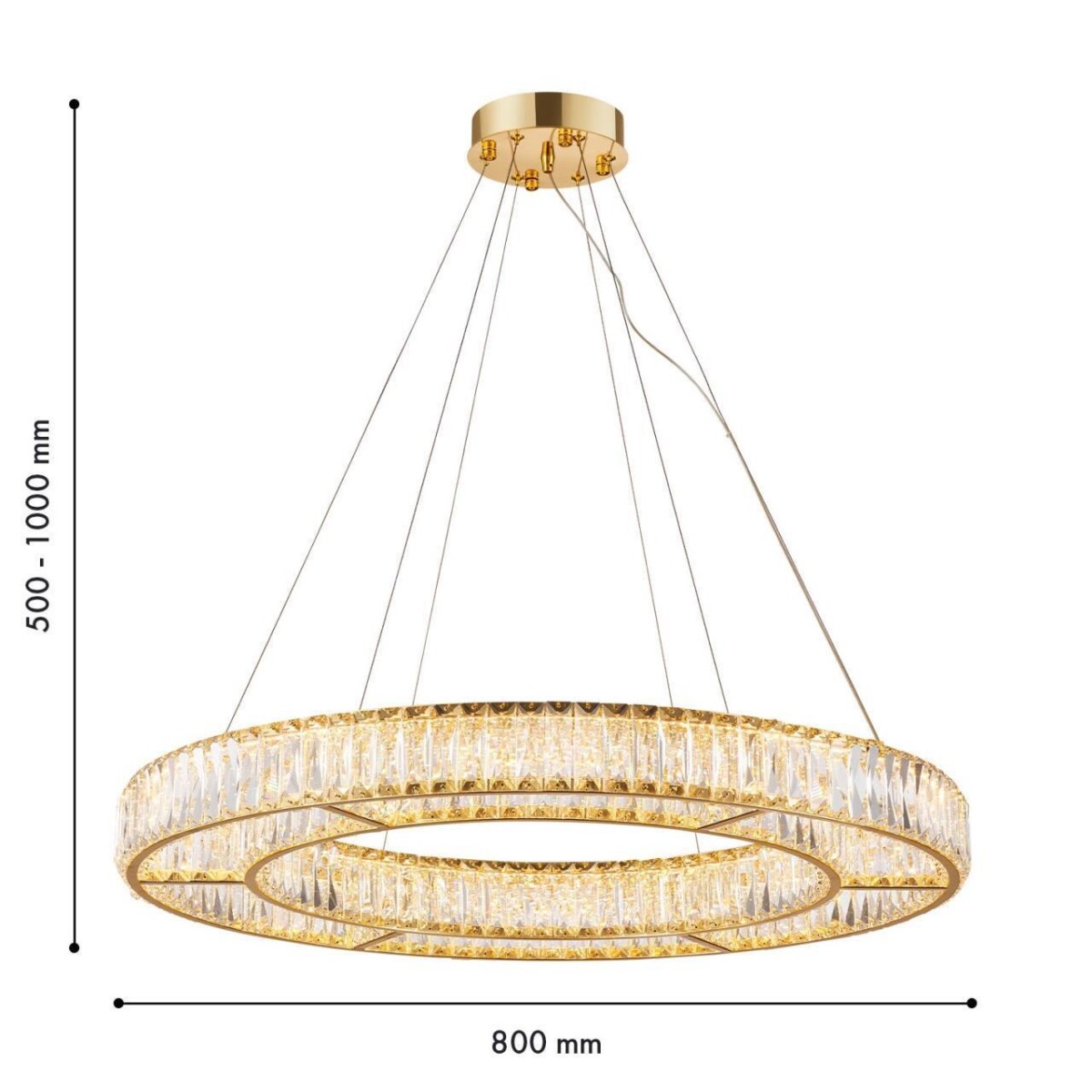 f99b8f2b62b289215e6dfc0f62d8b0f1 4780-8P, подвесная люстра, D800xH650/1150, LEDx60W, 8400LM, 3000/4000/6500K, remote control, included — изображение 3