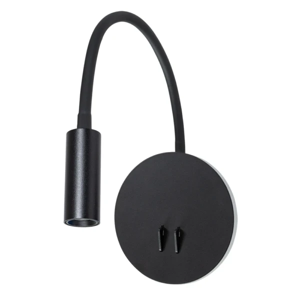 A8231AP-1BK Светильник настенный ELECTRA 3x6Вт 550Lm 3000K Ø14 черный IP20