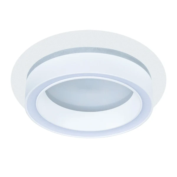 A4513PL-1WH Светильник потолочный встраиваемый ATIK для GX53 Ø105x43мм белый IP20 монтаж Ø92мм