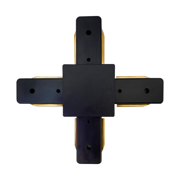 169,19 Соединительный крестообразный элемент черн - купить в интернет-магазине Светильники Торг