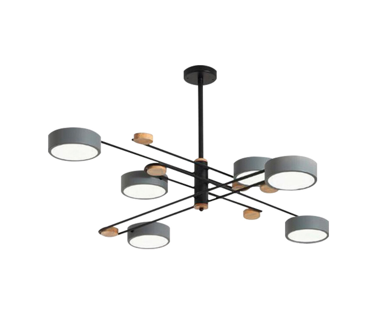 07648-6,16(4000K) Люстра Рапис серый Led 96W — изображение 1