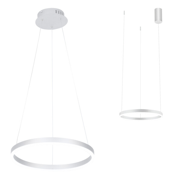 08212,01A(4000K) Подвес Тор белый d40 - купить в интернет-магазине Светильники Торг