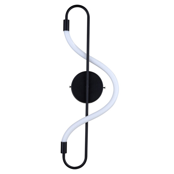 08040-L,19 Настенный светильник Далия черный 15w