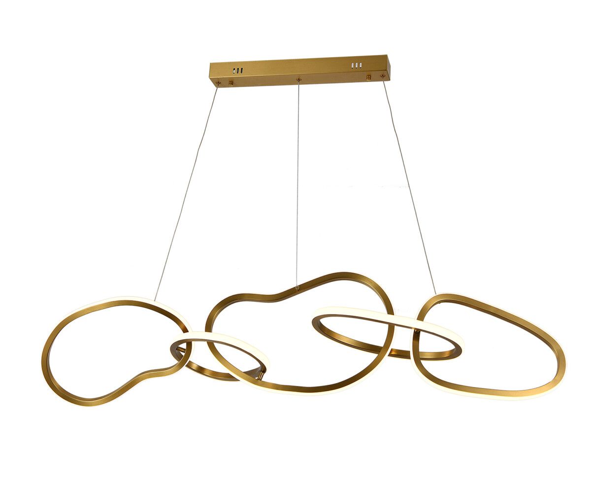 07609-5AL,36 Люстра Сена латунь Led 100W - купить в интернет-магазине Светильники Торг