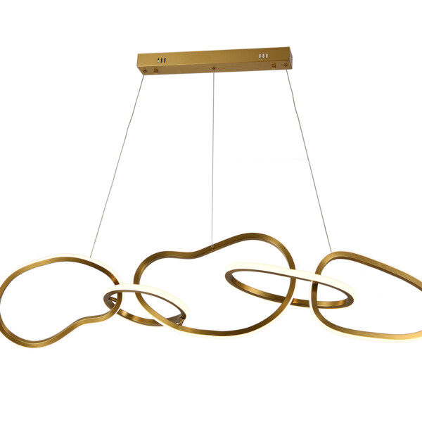 07609-5AL,36 Люстра Сена латунь Led 100W - купить в интернет-магазине Светильники Торг