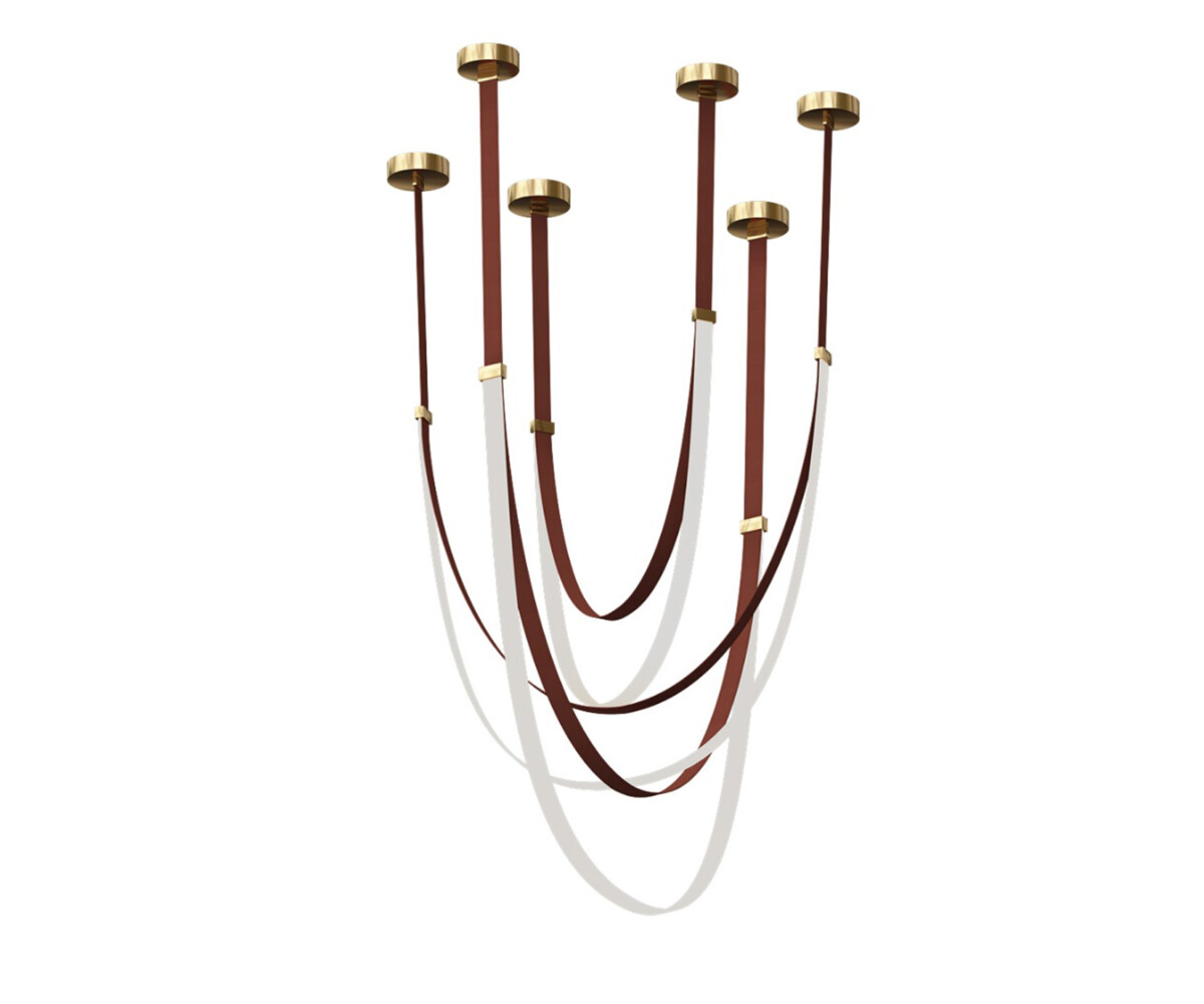 07689A-150+180+210,04 Подвес Лирд коричневый — изображение 1