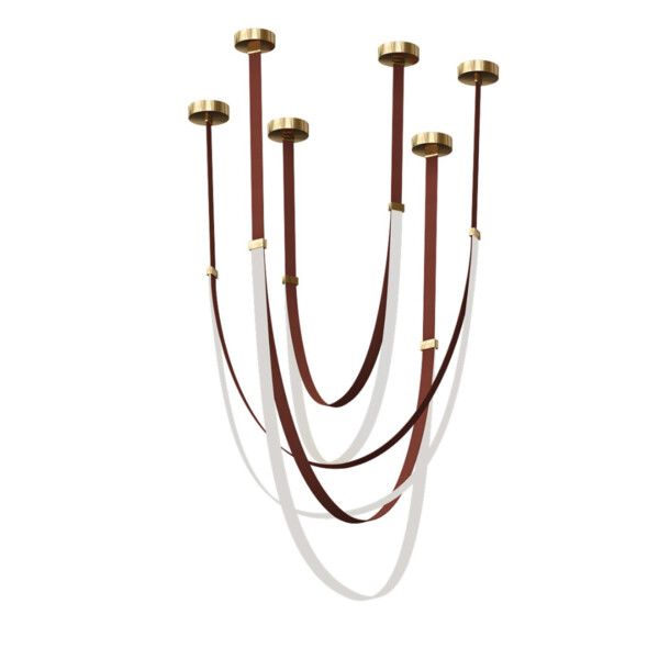 07689A-150+180+210,04 Подвес Лирд коричневый