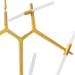 742143 Люстра STRUTTURA 14х6W (led) G9 ЗОЛОТО МАТОВЫЙ — изображение 8