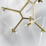 742143 Люстра STRUTTURA 14х6W (led) G9 ЗОЛОТО МАТОВЫЙ — изображение 2