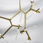 742143 Люстра STRUTTURA 14х6W (led) G9 ЗОЛОТО МАТОВЫЙ — изображение 5