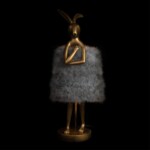 в наличии 10315/B Grey fluff Настольная лампа LOFT IT Lapine - купить в интернет-магазине Светильники Торг