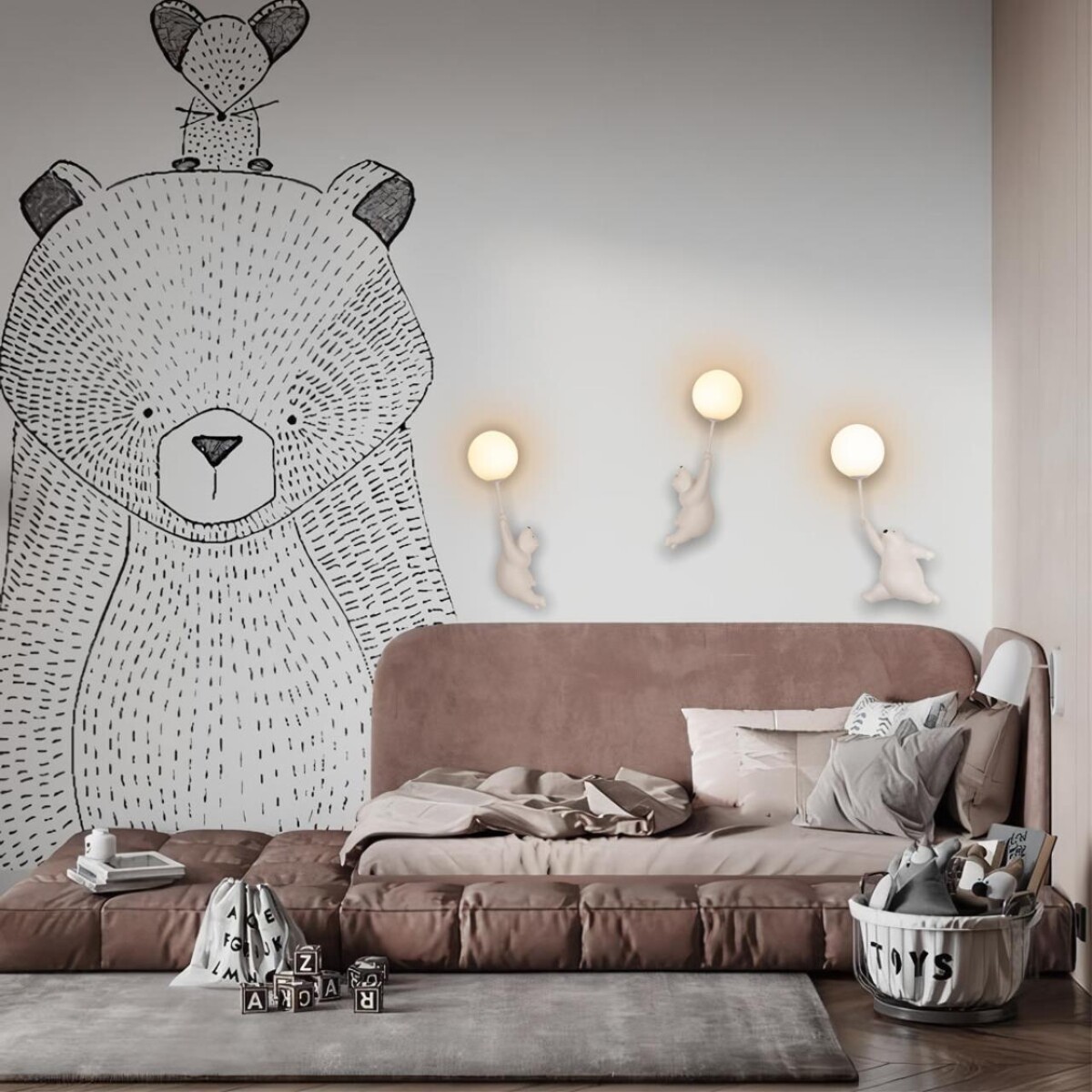 в наличии 10030W/C Настенный светильник LOFT IT Teddy - купить в интернет-магазине Светильники Торг