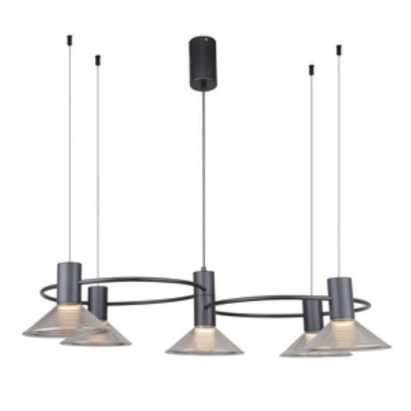 4622-5P, подвесная люстра, L750xW500xH500/1300, 5xLEDx6W, 2400LM, 3000K, included