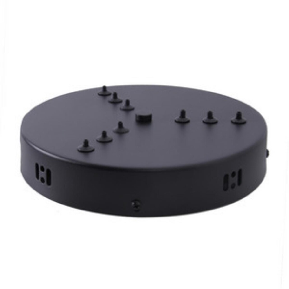 4591-220-9BL, потолочная чаша, D220xH40, цвет черный — изображение 1