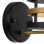735610 Бра EPSILON 1х40W E14 ЧЕРНЫЙ/ЗОЛОТО — изображение 4