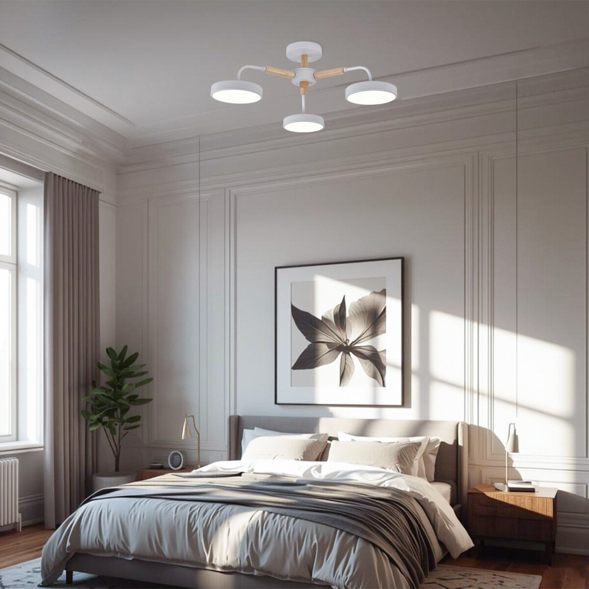 Escada 10270/3 LED*60W White/Wood — изображение 6