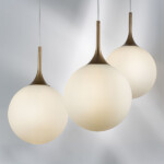 813032 Подвес GLOBO 1х40W E14 золото/белый - купить в интернет-магазине Светильники Торг