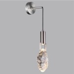 6696/5WL MIDCENT ODL24 239 Настенный светильник матовый никель/металл/стекло IP20 LED 5W 200Лм 3000K LIA — изображение 4