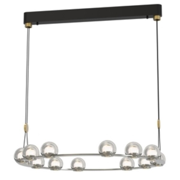 4291-12P, подвесная люстра, D820xH1500/1575, 12xLEDx7.2W, 7000LM, 4000K, included